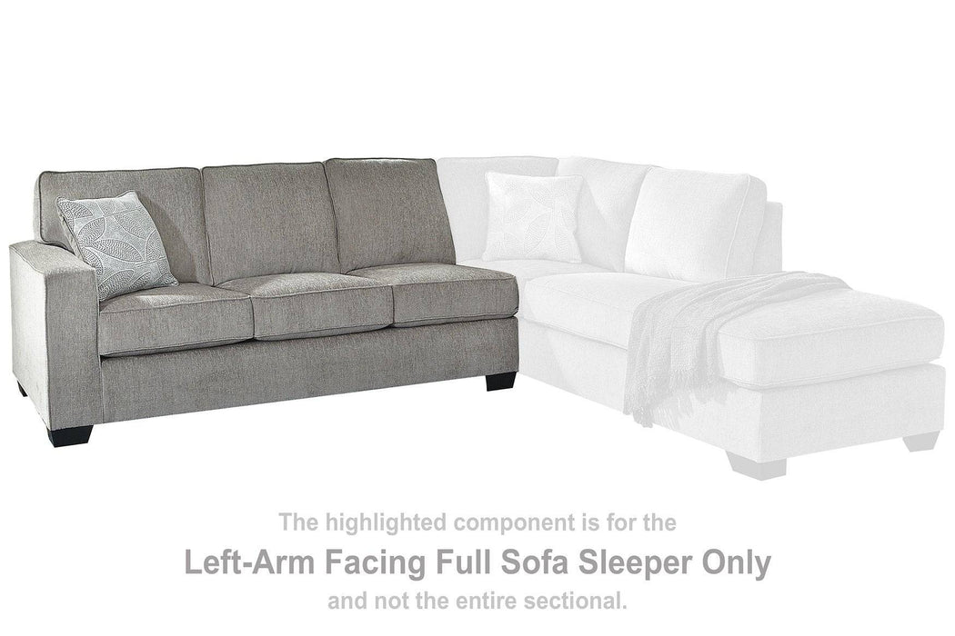 Altari 2-Piece Sleeper Sectional with Chaise - Affordable Home Luxury