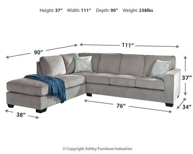 Altari 2-Piece Sectional with Chaise - Affordable Home Luxury