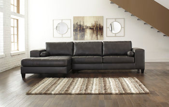 Nokomis 2-Piece Sectional with Chaise - Affordable Home Luxury