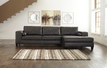 Nokomis 2-Piece Sectional with Chaise - Affordable Home Luxury