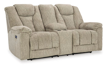 Hindmarsh Power Reclining Loveseat with Console - Affordable Home Luxury