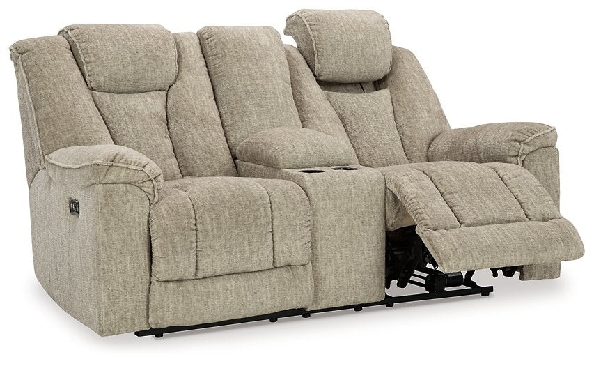 Hindmarsh Power Reclining Loveseat with Console - Affordable Home Luxury