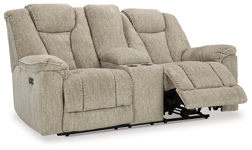 Hindmarsh Power Reclining Loveseat with Console - Affordable Home Luxury