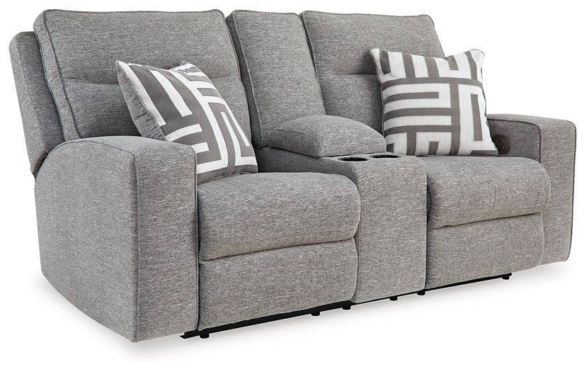 Biscoe Power Reclining Loveseat - Affordable Home Luxury