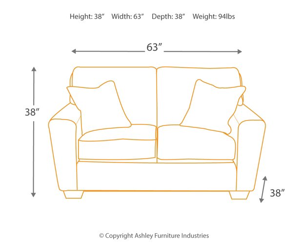 Calicho Loveseat - Affordable Home Luxury