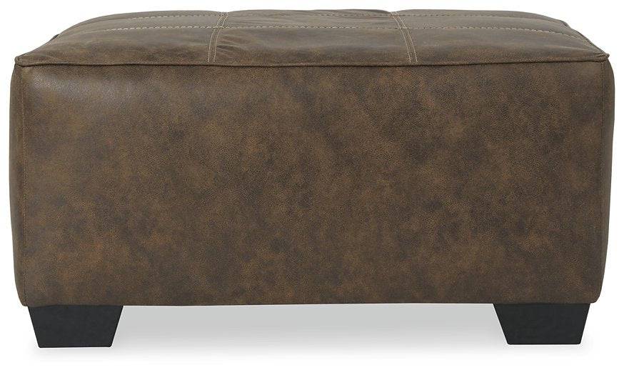 Abalone Oversized Accent Ottoman - Affordable Home Luxury