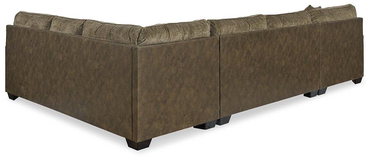 Abalone 3-Piece Sectional with Chaise - Affordable Home Luxury