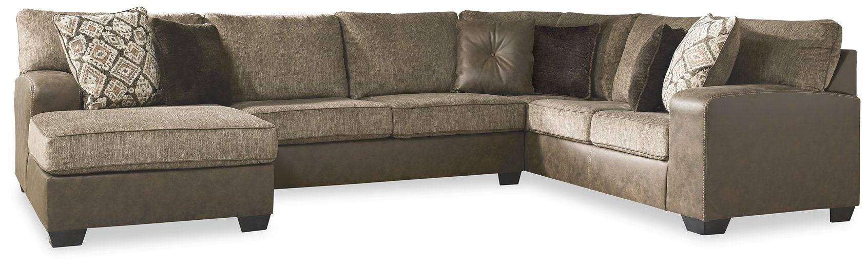 Abalone 3-Piece Sectional with Chaise - Affordable Home Luxury