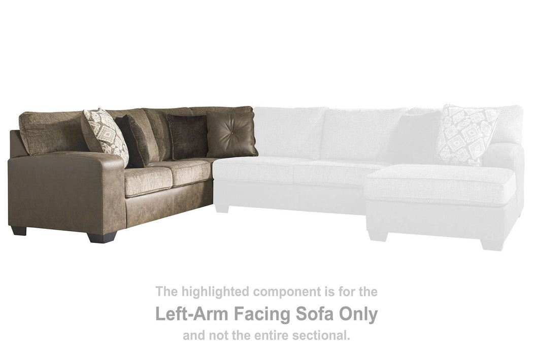 Abalone 3-Piece Sectional with Chaise - Affordable Home Luxury