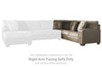 Abalone 3-Piece Sectional with Chaise - Affordable Home Luxury