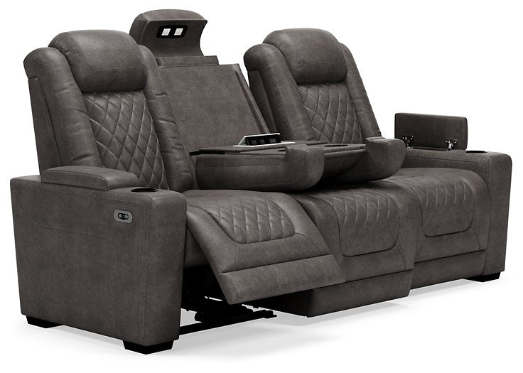 HyllMont Power Reclining Sofa - Affordable Home Luxury