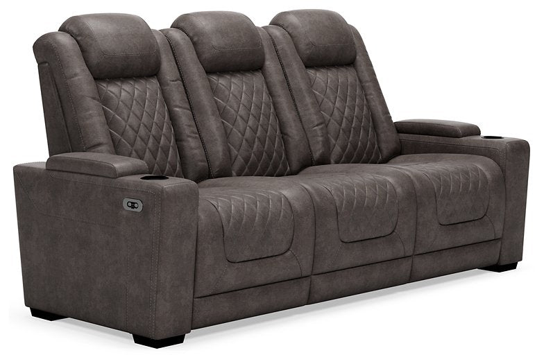 HyllMont Power Reclining Sofa - Affordable Home Luxury