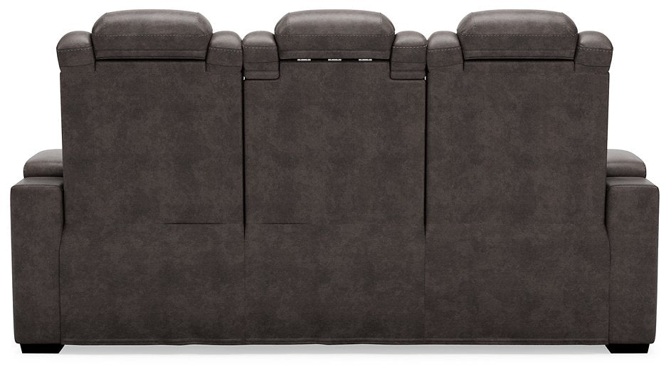 HyllMont Power Reclining Sofa - Affordable Home Luxury