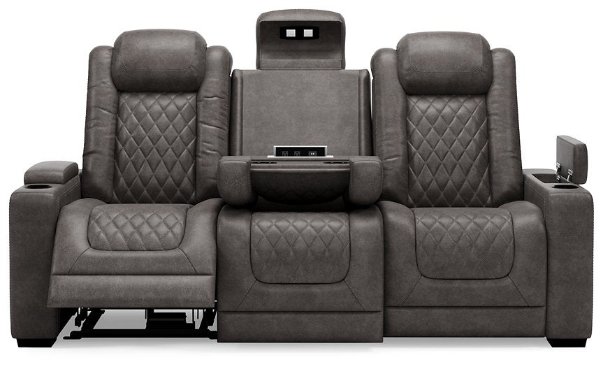 HyllMont Power Reclining Sofa - Affordable Home Luxury