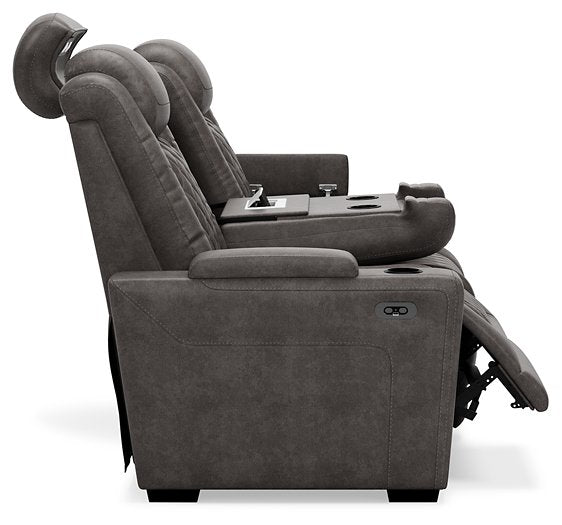 HyllMont Power Reclining Sofa - Affordable Home Luxury