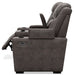 HyllMont Power Reclining Loveseat with Console - Affordable Home Luxury