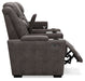 HyllMont Power Reclining Loveseat with Console - Affordable Home Luxury