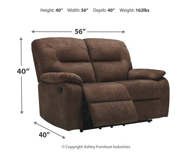 Bolzano Reclining Loveseat - Affordable Home Luxury