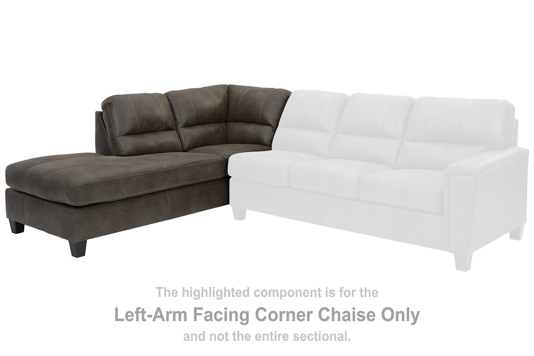 Navi 2-Piece Sleeper Sectional with Chaise - Affordable Home Luxury