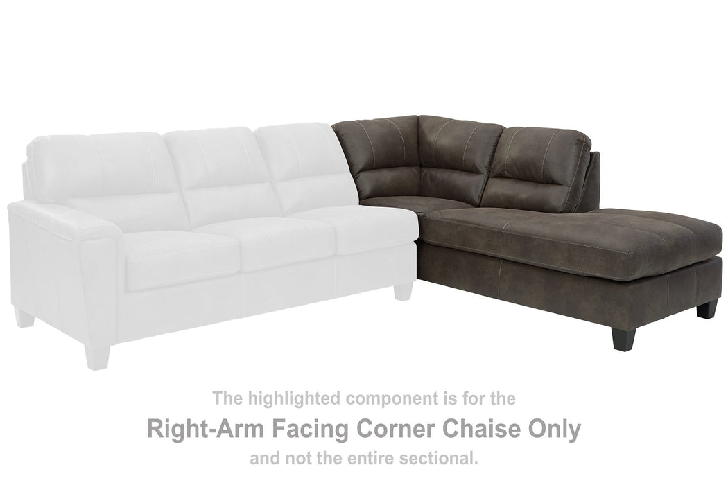 Navi 2-Piece Sectional with Chaise - Affordable Home Luxury