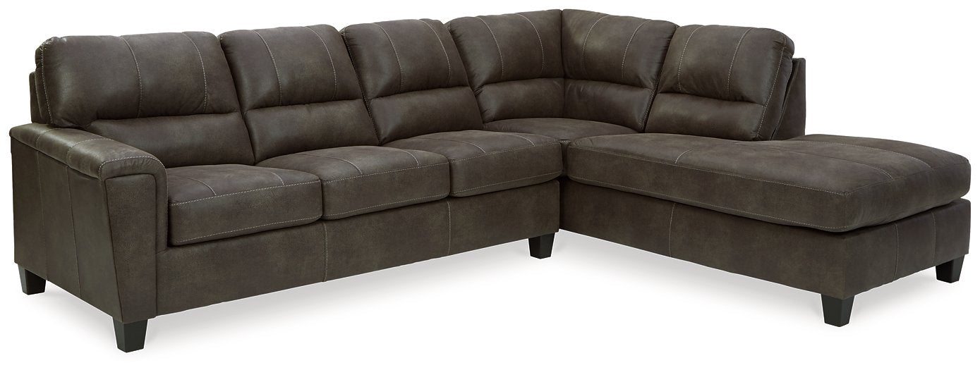 Navi 2-Piece Sleeper Sectional with Chaise - Affordable Home Luxury