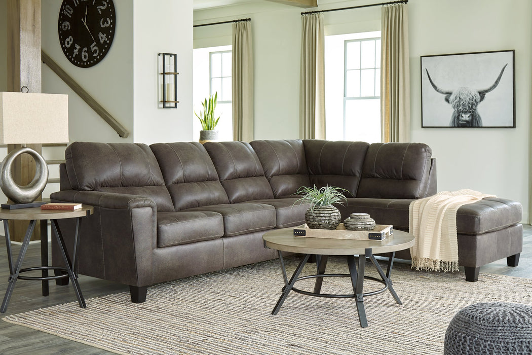 Navi 2-Piece Sectional with Chaise - Affordable Home Luxury