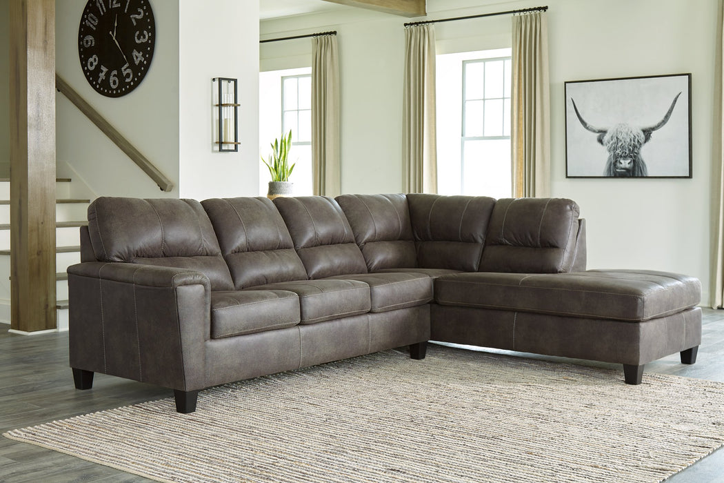 Navi 2-Piece Sectional with Chaise - Affordable Home Luxury