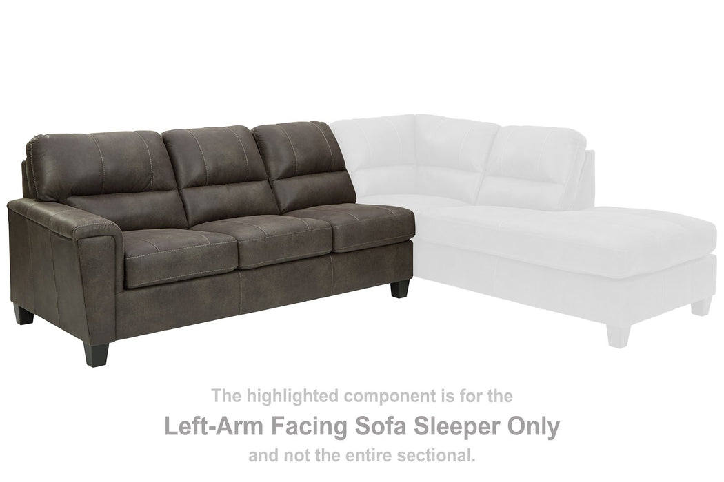 Navi 2-Piece Sleeper Sectional with Chaise - Affordable Home Luxury