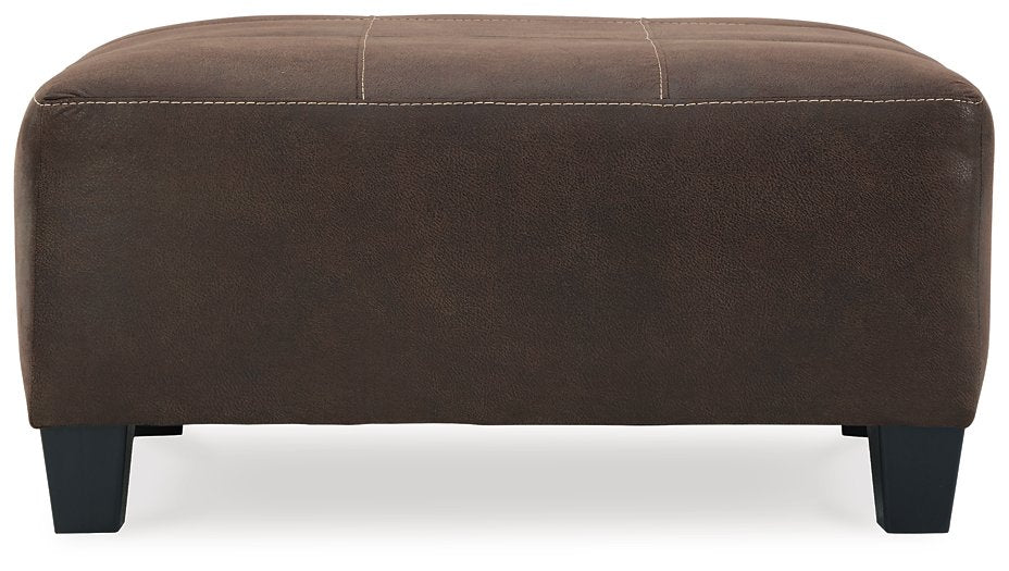 Navi Oversized Accent Ottoman - Affordable Home Luxury