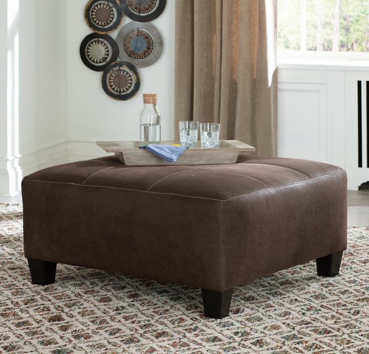 Navi Oversized Accent Ottoman - Affordable Home Luxury