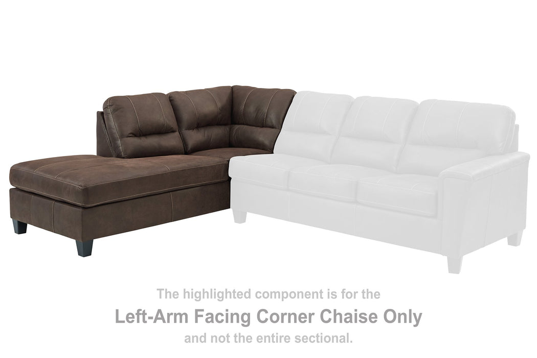 Navi 2-Piece Sleeper Sectional with Chaise - Affordable Home Luxury