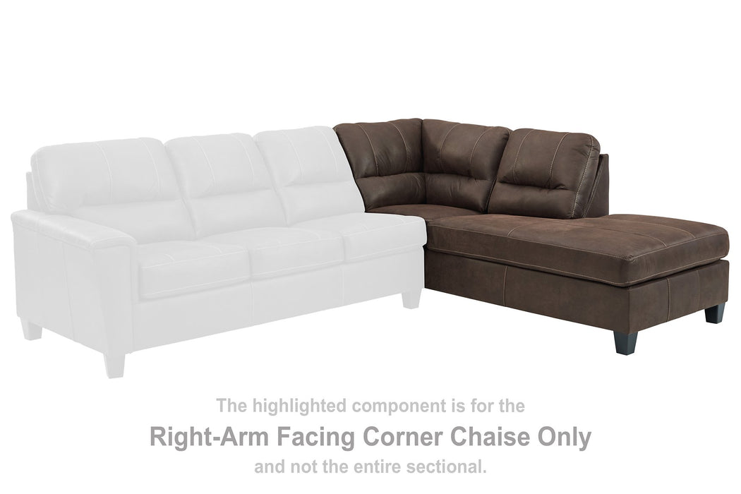 Navi 2-Piece Sectional with Chaise - Affordable Home Luxury