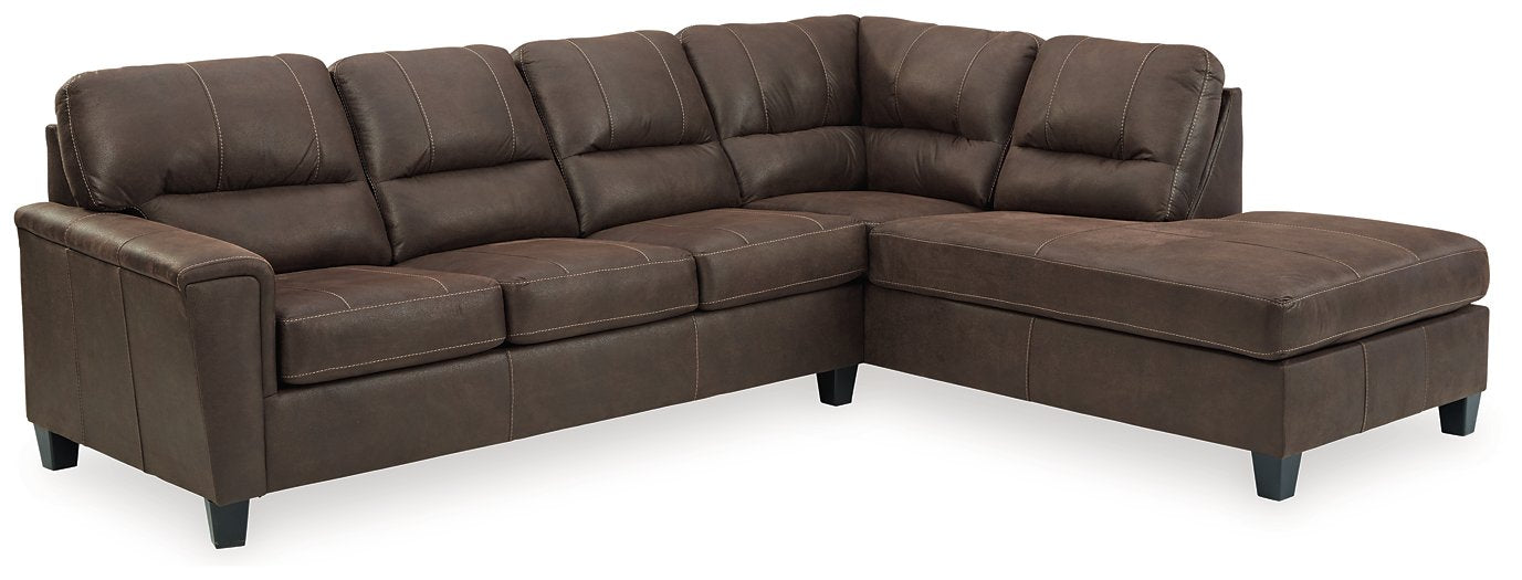 Navi 2-Piece Sleeper Sectional with Chaise - Affordable Home Luxury