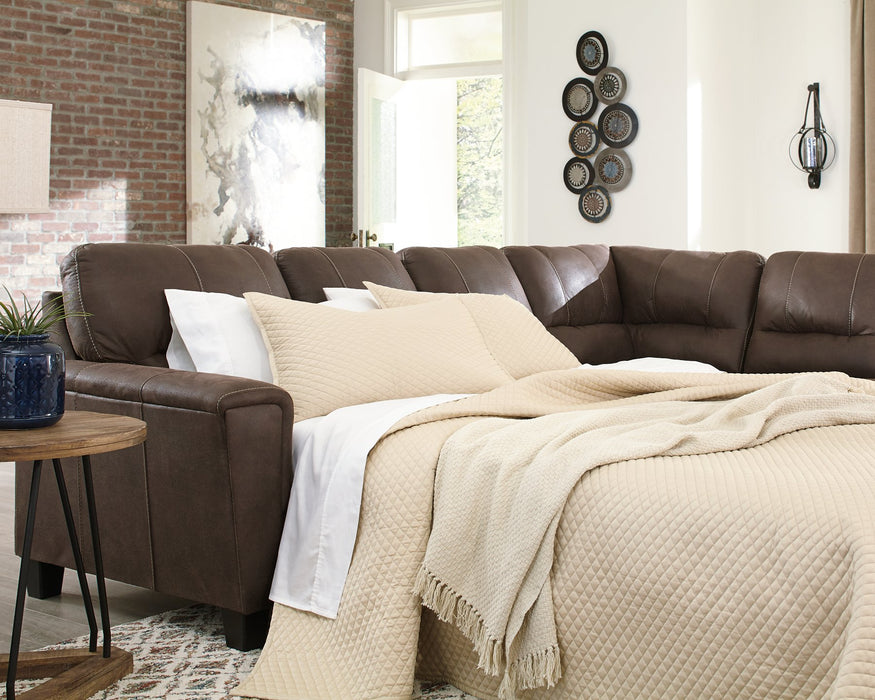 Navi 2-Piece Sleeper Sectional with Chaise - Affordable Home Luxury