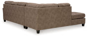 Navi 2-Piece Sectional Sofa Sleeper Chaise - Affordable Home Luxury