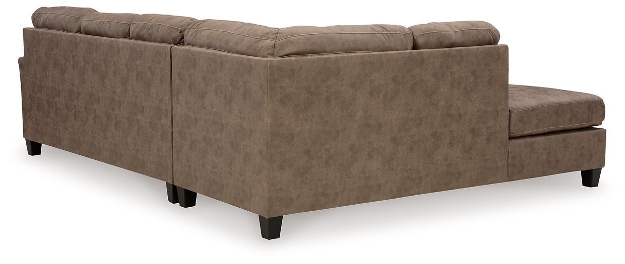 Navi 2-Piece Sectional Sofa Chaise - Affordable Home Luxury