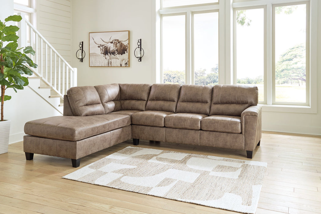 Navi 2-Piece Sectional Sofa Chaise - Affordable Home Luxury