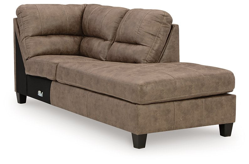 Navi 2-Piece Sectional Sofa Chaise - Affordable Home Luxury