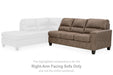 Navi 2-Piece Sectional Sofa Chaise - Affordable Home Luxury