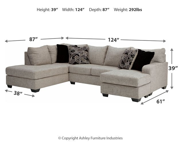 Megginson 2-Piece Sectional with Chaise - Affordable Home Luxury