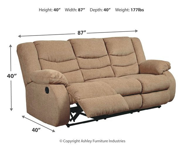 Tulen Reclining Sofa - Affordable Home Luxury