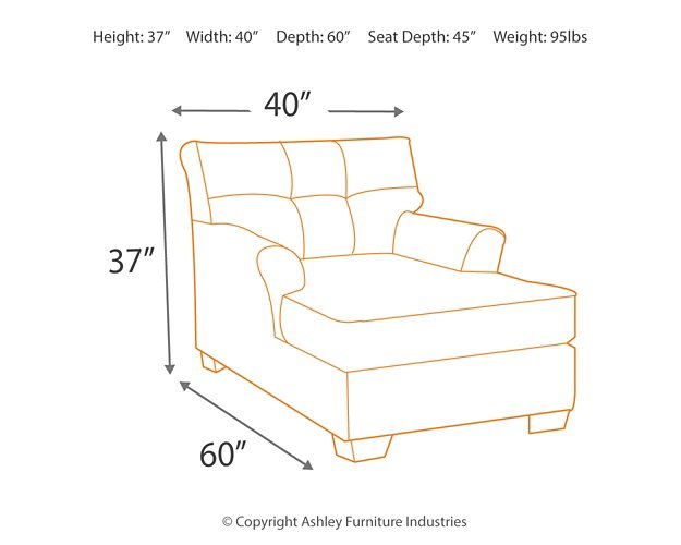 Tibbee Chaise - Affordable Home Luxury