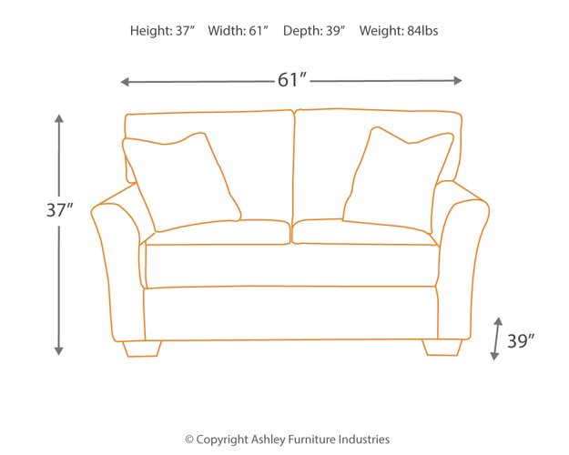 Tibbee Loveseat - Affordable Home Luxury