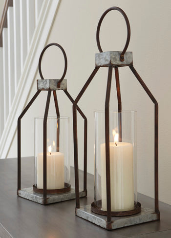 Diedrick Lantern (Set of 2) - Affordable Home Luxury