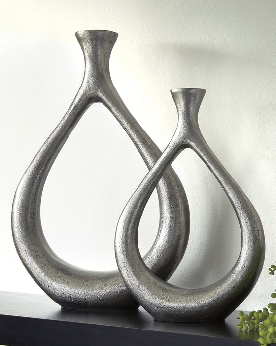 Dimaia Vase (Set of 2) - Affordable Home Luxury