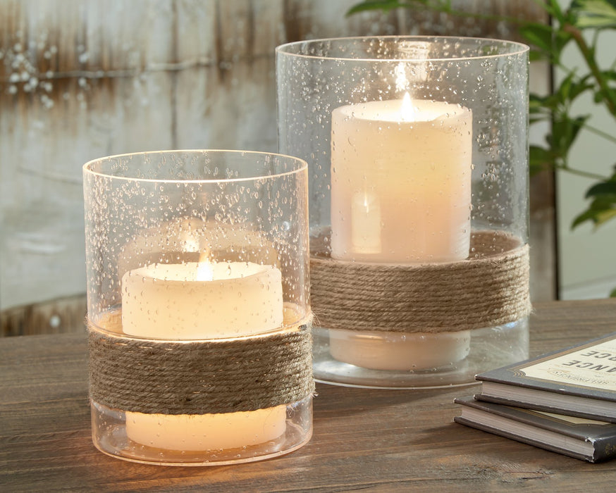 Eudocia Candle Holder (Set of 2) - Affordable Home Luxury