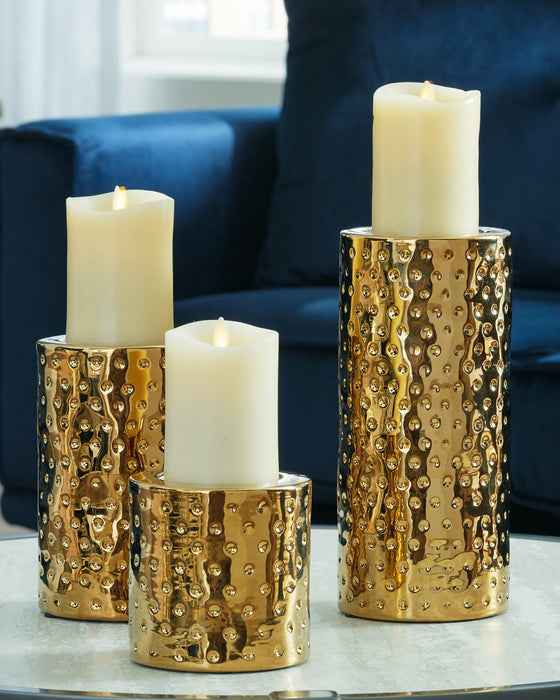 Marisa Candle Holder (Set of 3) - Affordable Home Luxury