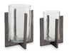 Garekton Candle Holder (Set of 2) - Affordable Home Luxury