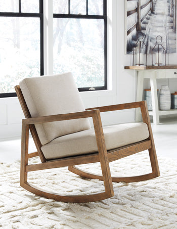 Novelda Rocker Accent Chair - Affordable Home Luxury