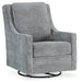 Kambria Swivel Glider Accent Chair - Affordable Home Luxury